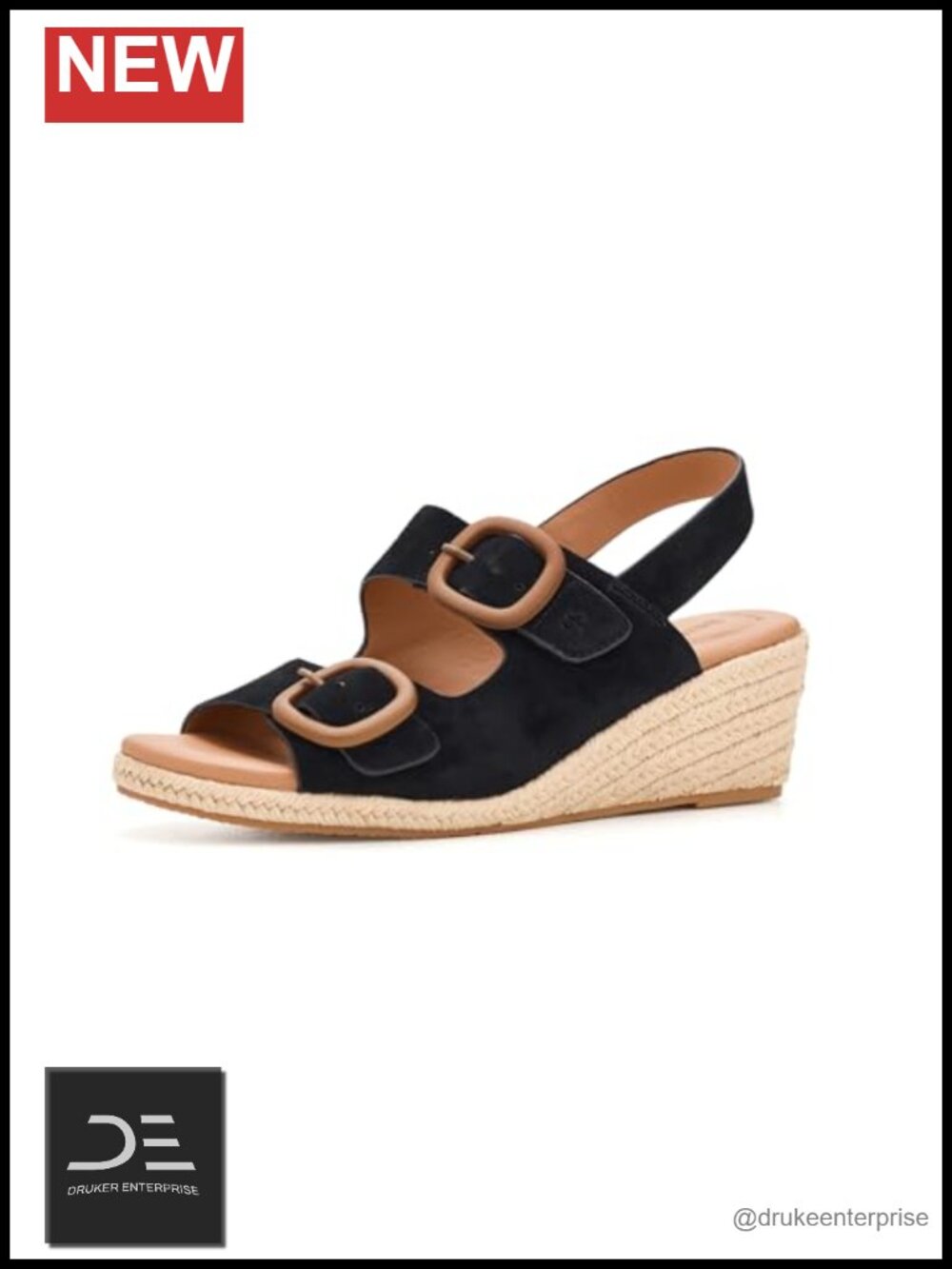 Espadrille Wedge Sandals Leather Lining Slingback